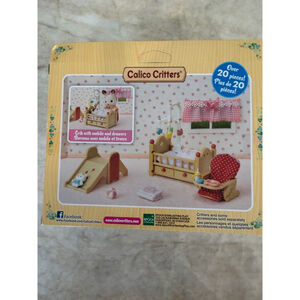 Calico Critters Baby Nursery Set One Size Beige Red
